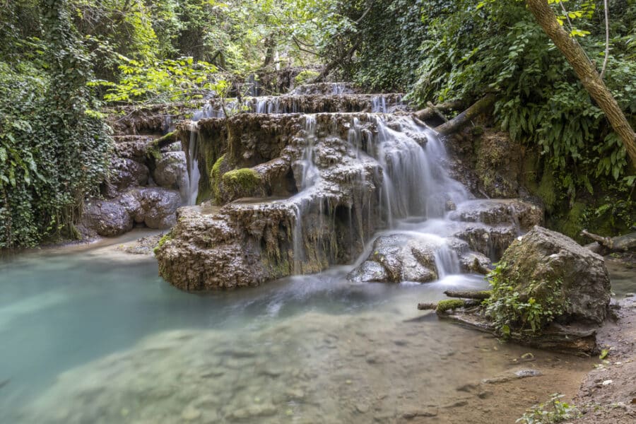 Amazing view of Krushuna Waterfalls, Lovech region, Bulgaria